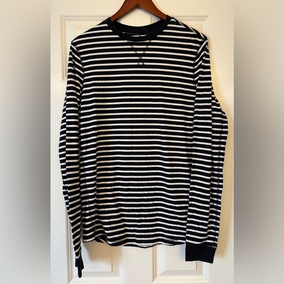 Good Man Brand Other - Goodman Brand Black and White Stripe Long Sleeve Shirt Size Large